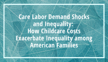 Care Labor Demand Shocks and Inequality: How Childcare Costs Exacerbate Inequality among American Families