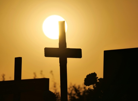A cemetary