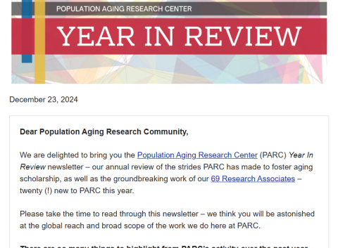 "2024 PARC Year in Review Newsletter"