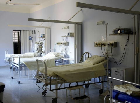 Empty Hospital beds